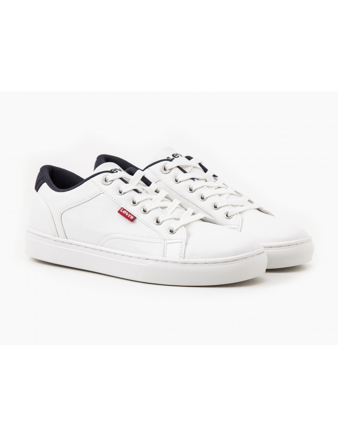 levi's Baskets de ville Homme Courtright Cuir Blanc