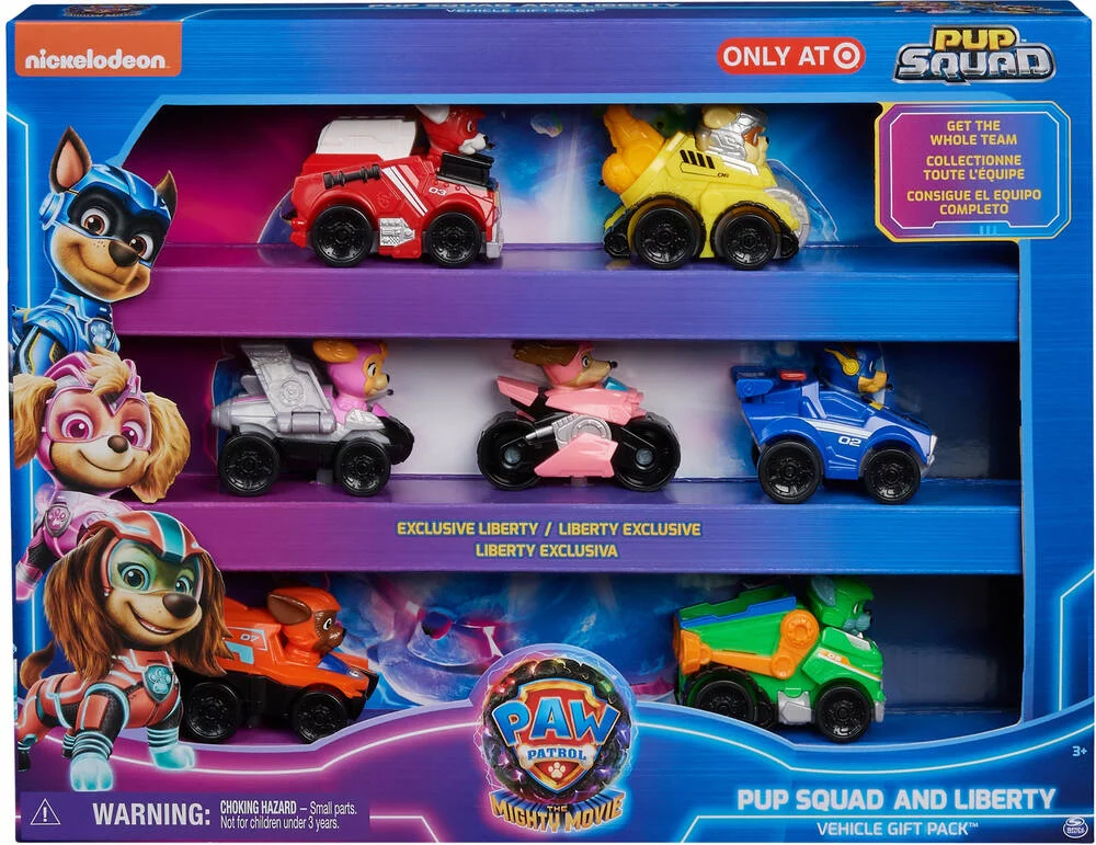 PAT'PATROUILLE - PACK 7 VEHICULE FIGURINES LA SUPER PATROUILLE - LE FILM