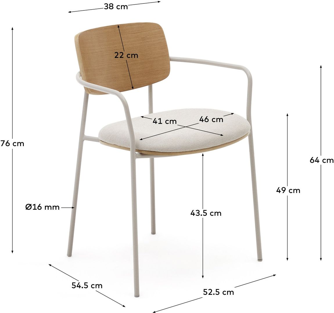 Kave Home   Maureen Eetkamerstoel