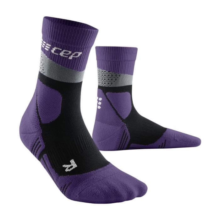 CEP Dame Strømper Max Cushion Hiking Socks Mid-Cut Lilla
