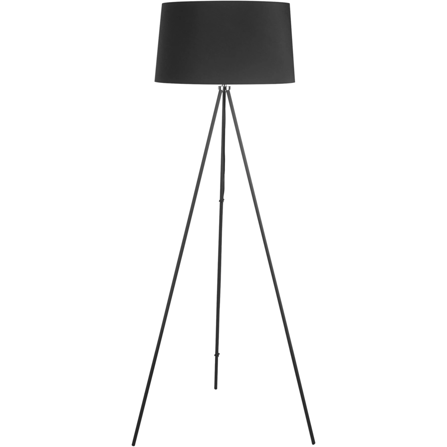 HOMCOM Tripod-Stehlampe schwarz