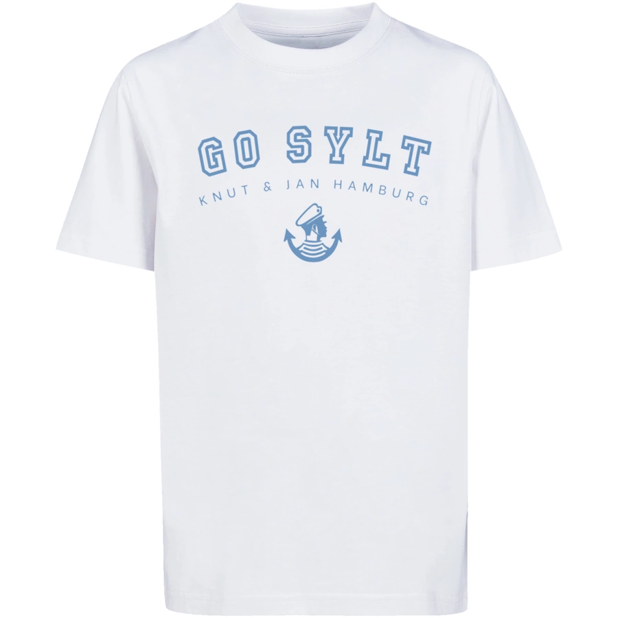 F4NT4STIC T-Shirt Go Sylt Knut & Jan Hamburg weiß