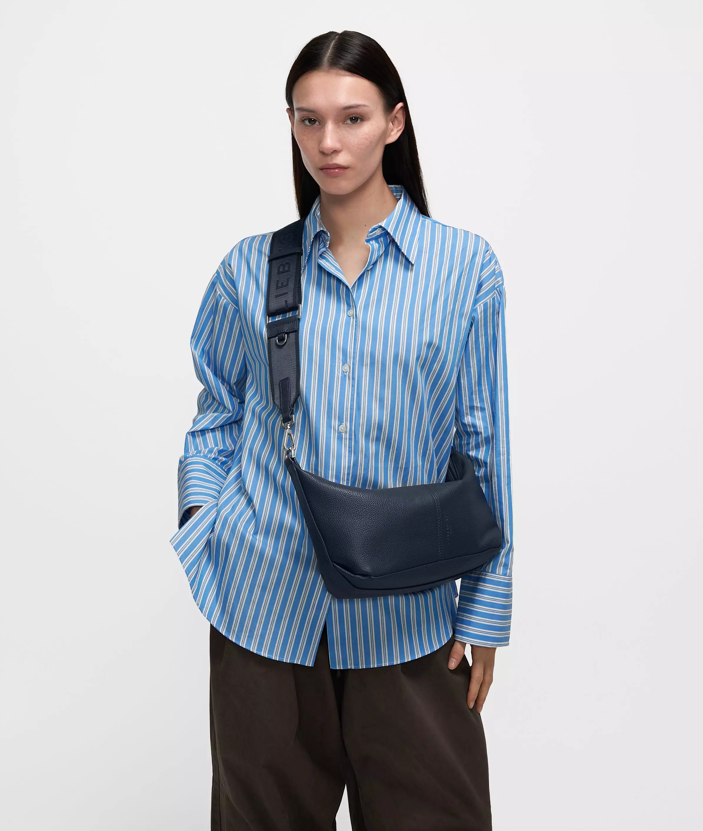 Paris Hobo S Handy cowhide hobo bag
