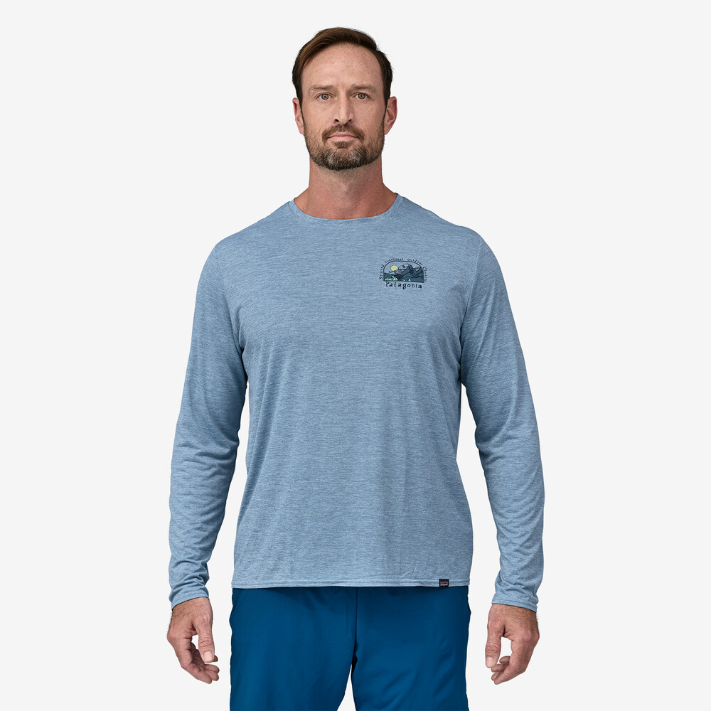 Herren-Langarmhemd Capilene Cool Daily Graphic - Lands