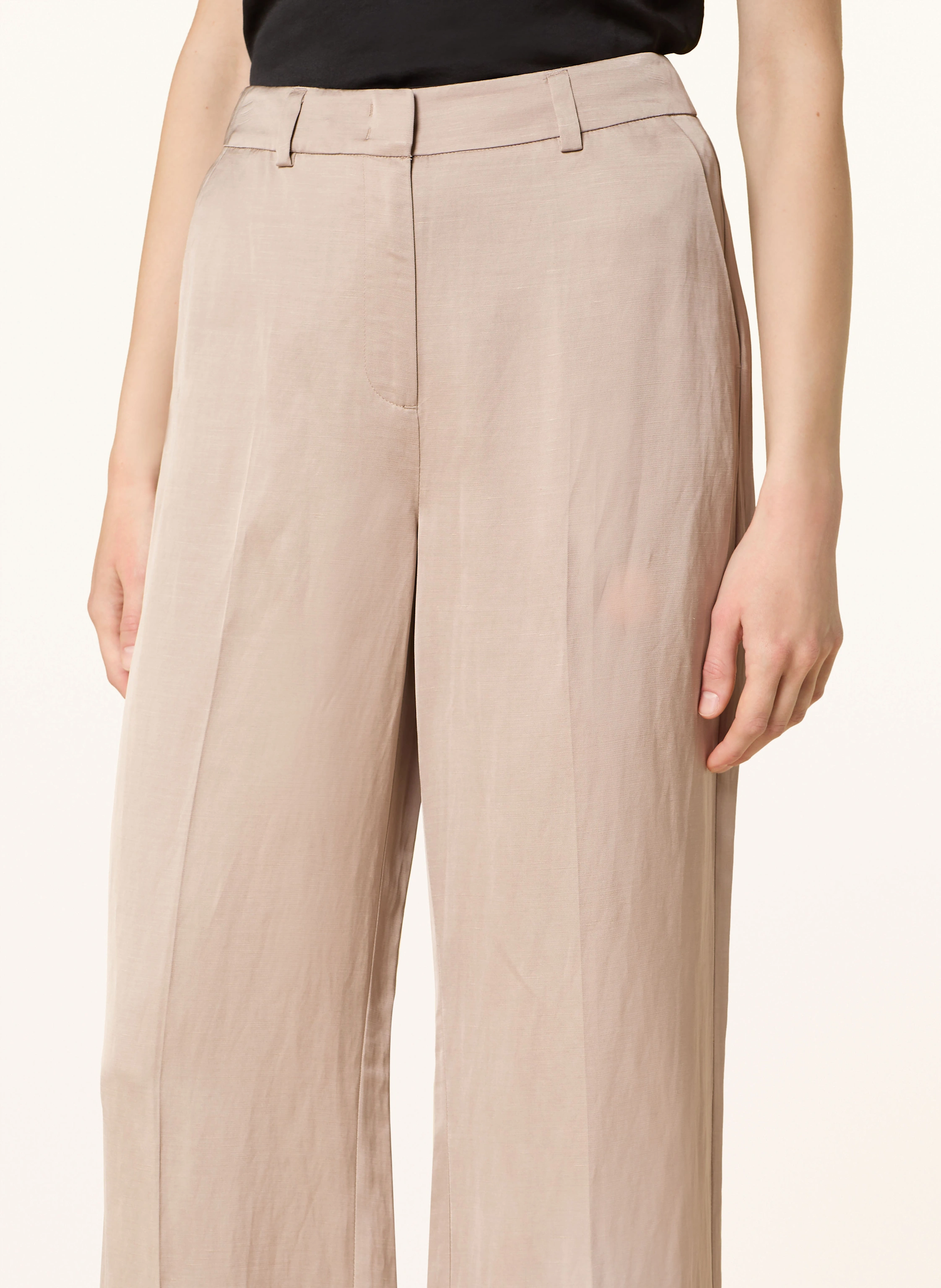 comma Marlenehose aus Satin