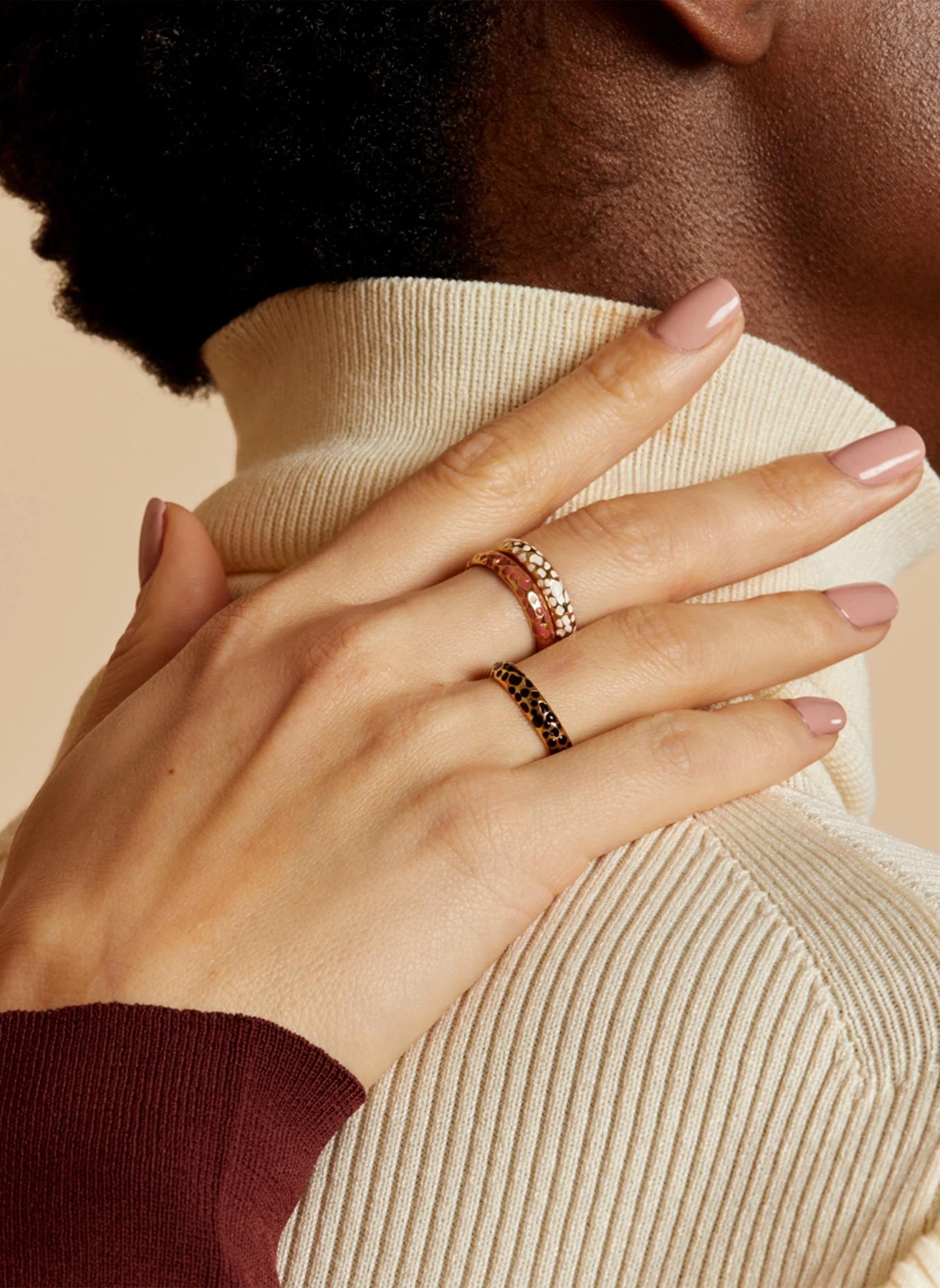 TREMA - Bague fine trema | Vert