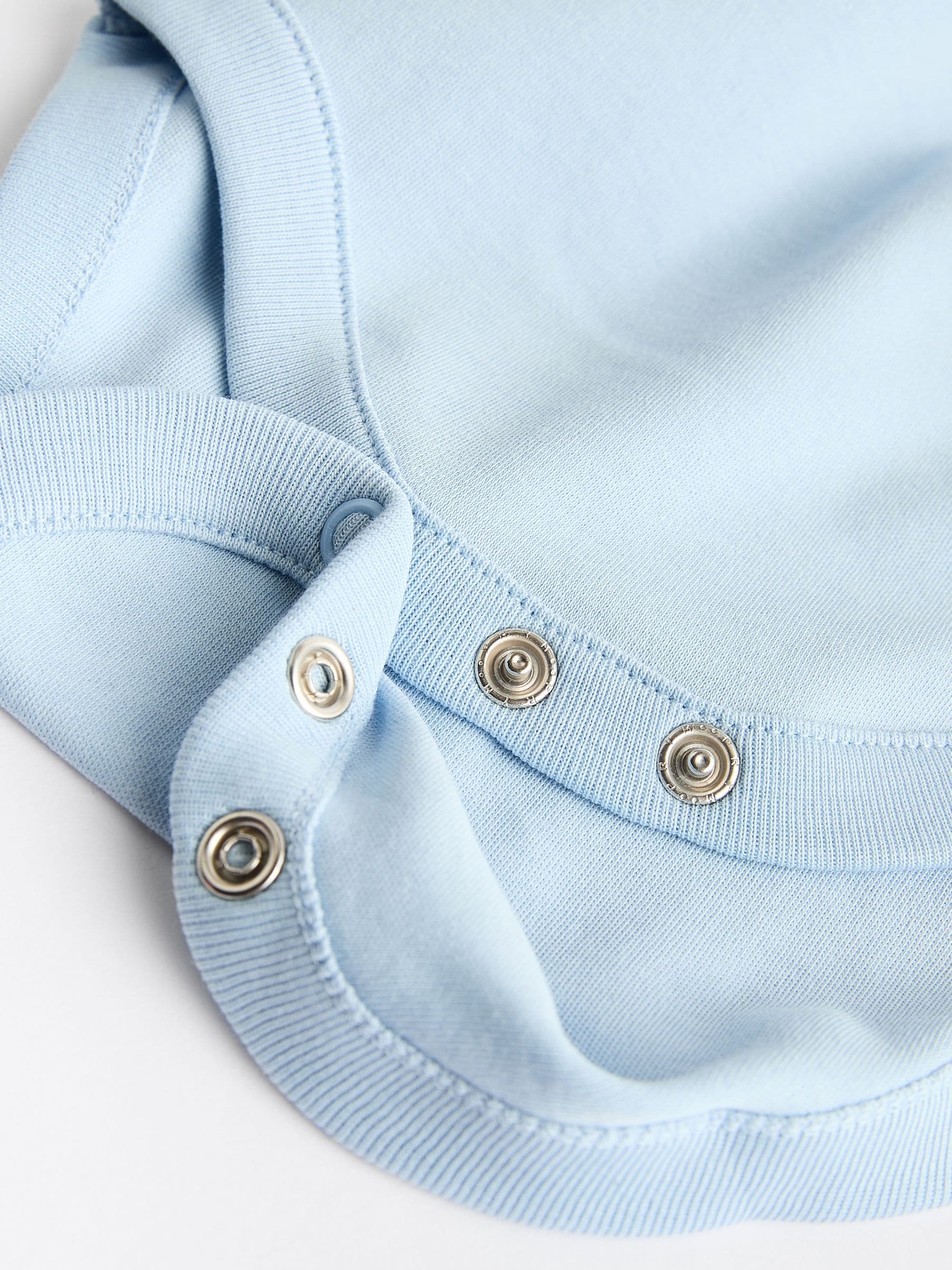 Blauw - Rompertjes met lange mouwen