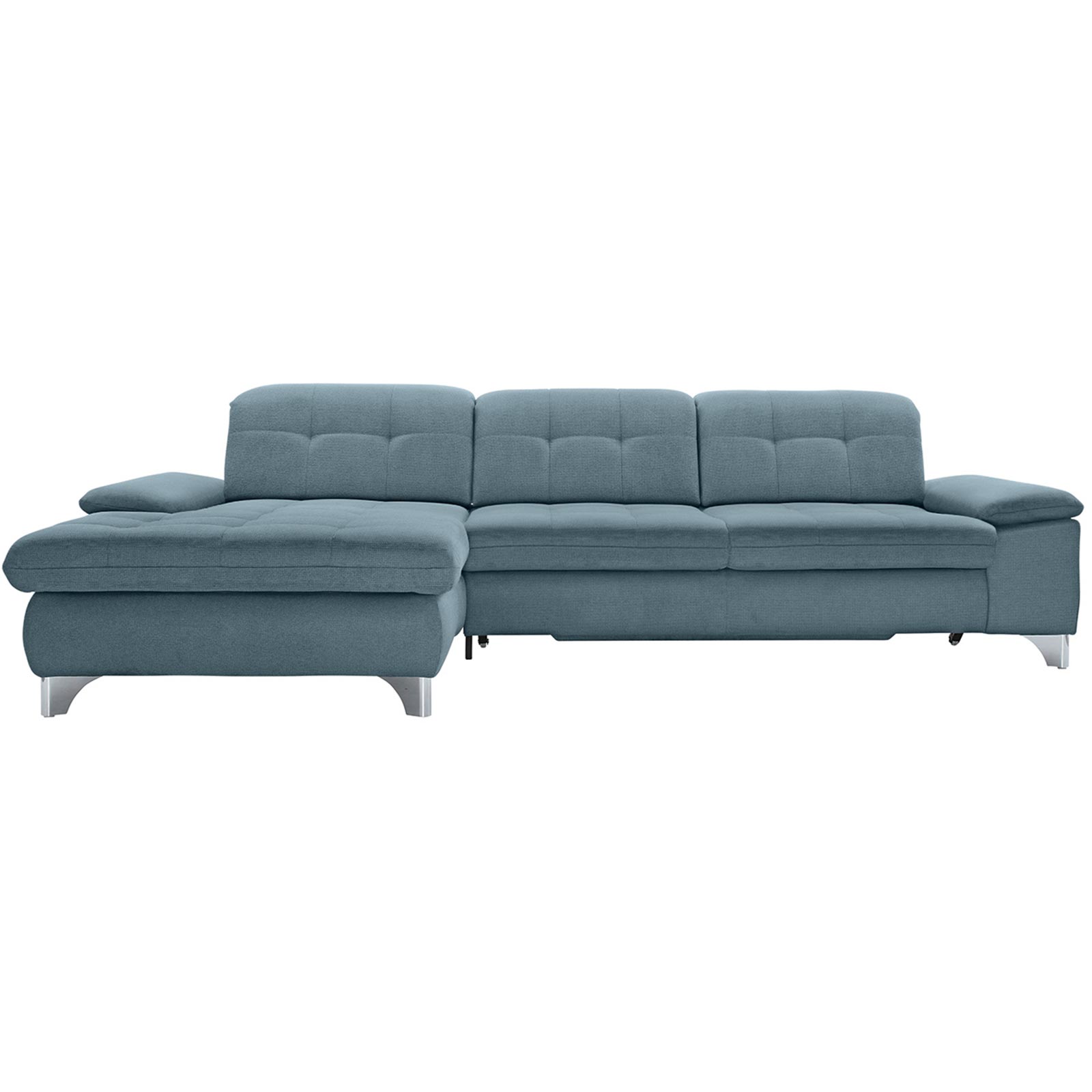 polsterpower Ecksofa - Belle ice - Basismodell - Recamiere links