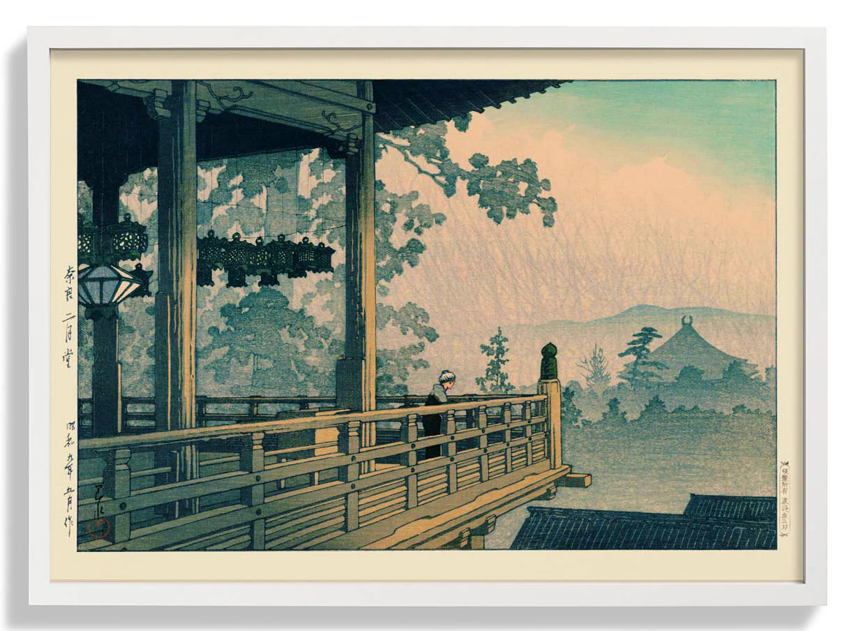 Nigatsudo-Tempel, Nara von Hasui