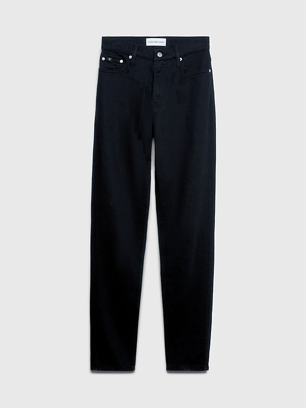 Calça jeans de mãe