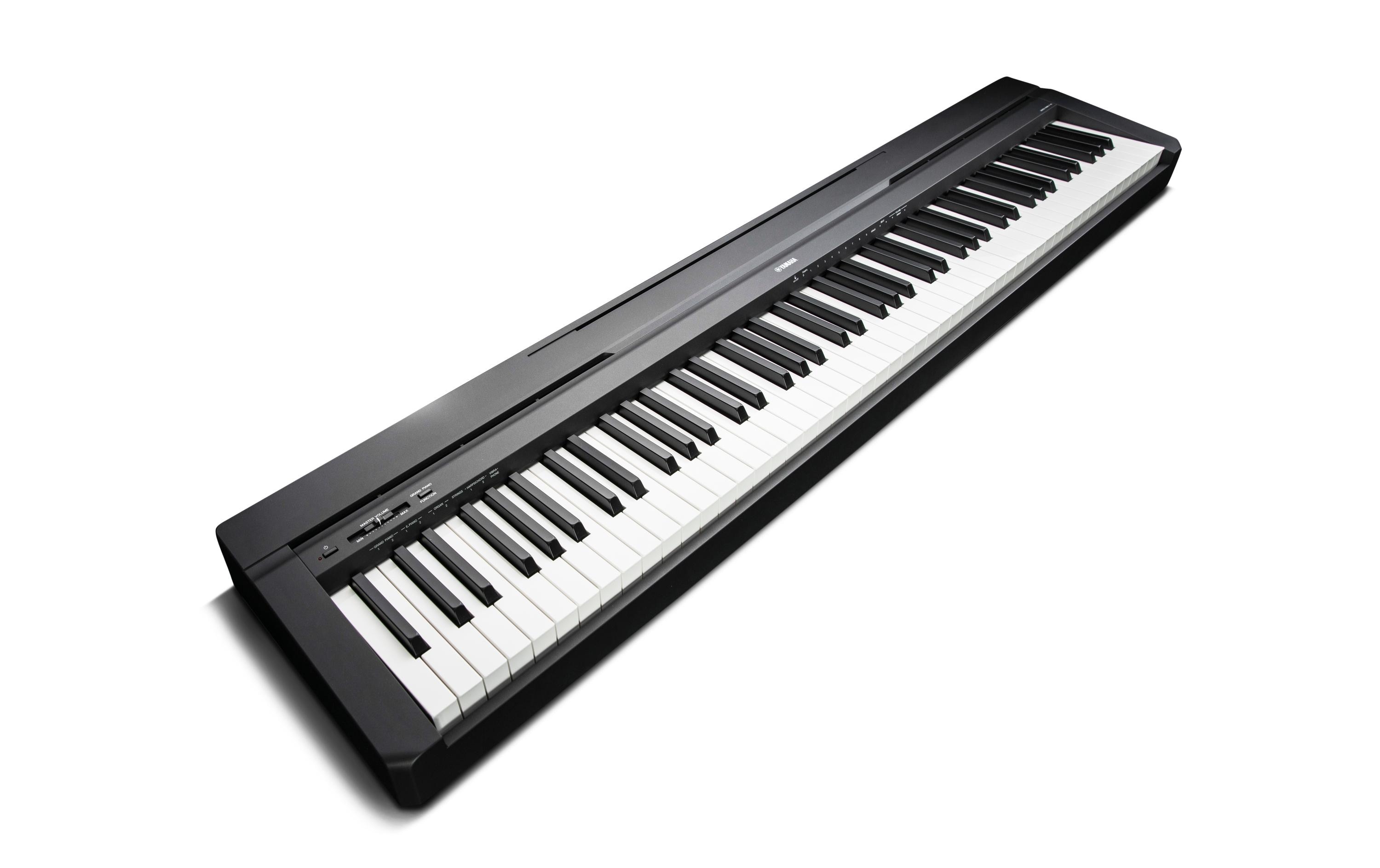 E-Piano P-45B Schwarz<br>Authentisches E-Piano mit natürlichem Spielgefühl