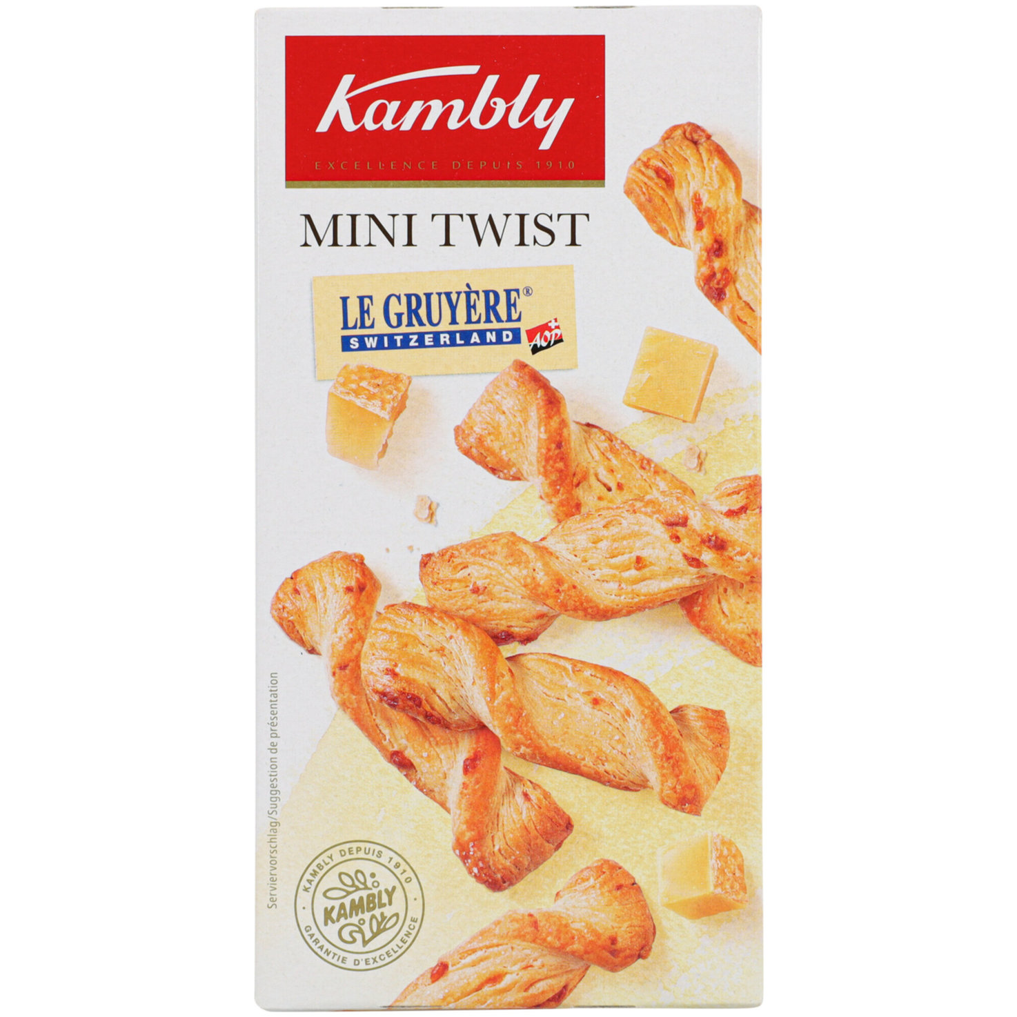 Kambly Twist Flûtes mit Käse Mini