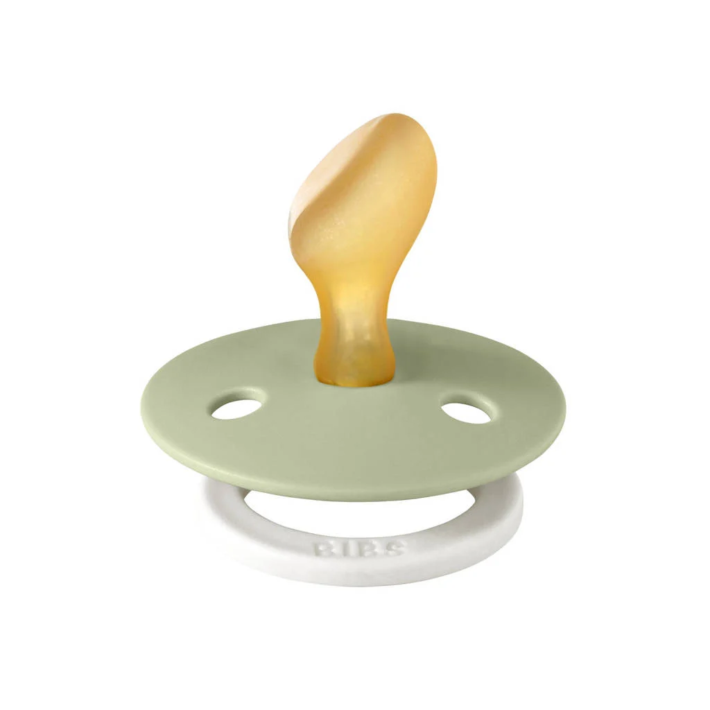 fopspeen - maat 2 - Glow in the dark Sage / Cloud (2 stuks)