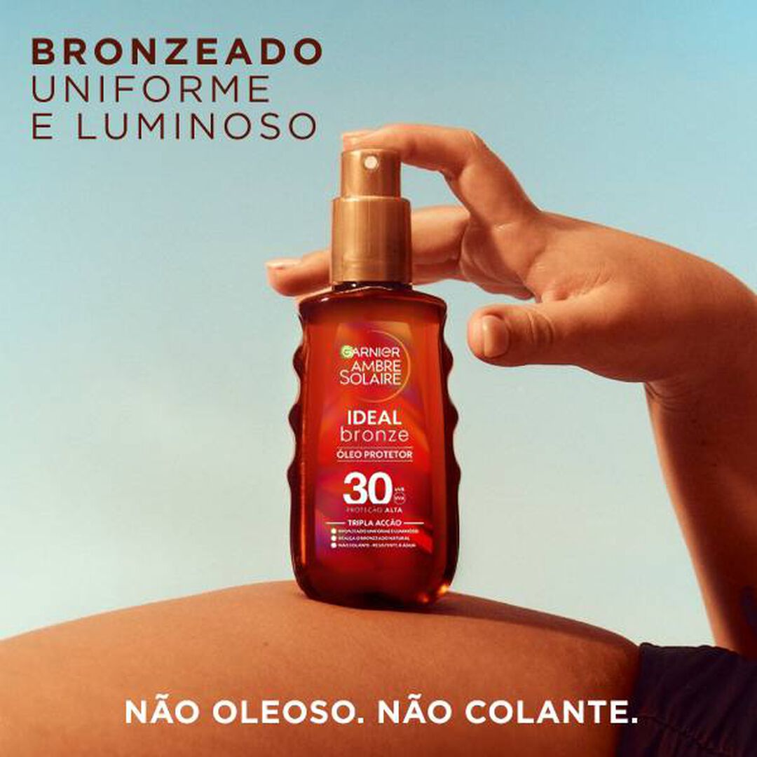 AMBRE SOLAIRE Óleo Protetor Ideal Bronze FPS30 - 150ml
