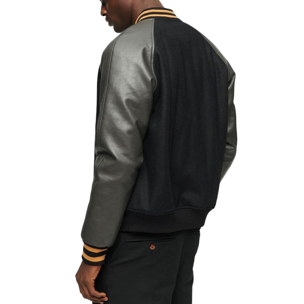 Superdry Bomber Noir Homme Superdry College Varsity