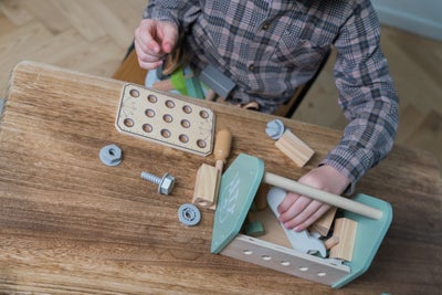 Dantoy Verktøykasse Wood In Gift Box