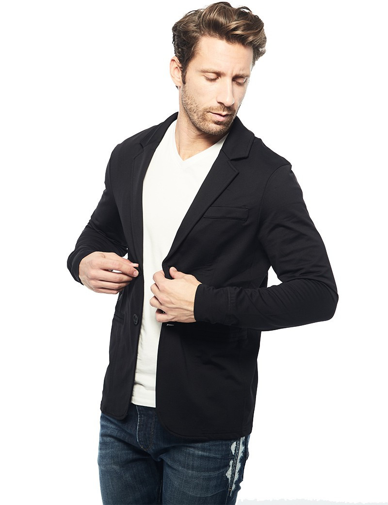 HBT ANDY NAT UNI NOIR - VESTE BLAZER UNI HOMME