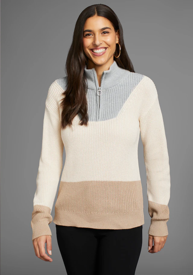 Laura Scott Troyer mit kontrastfarbenen Details