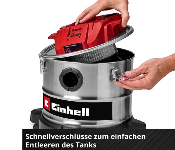 Einhell Akku-Aschesauger TE-AV 18/15 Li C-Solo