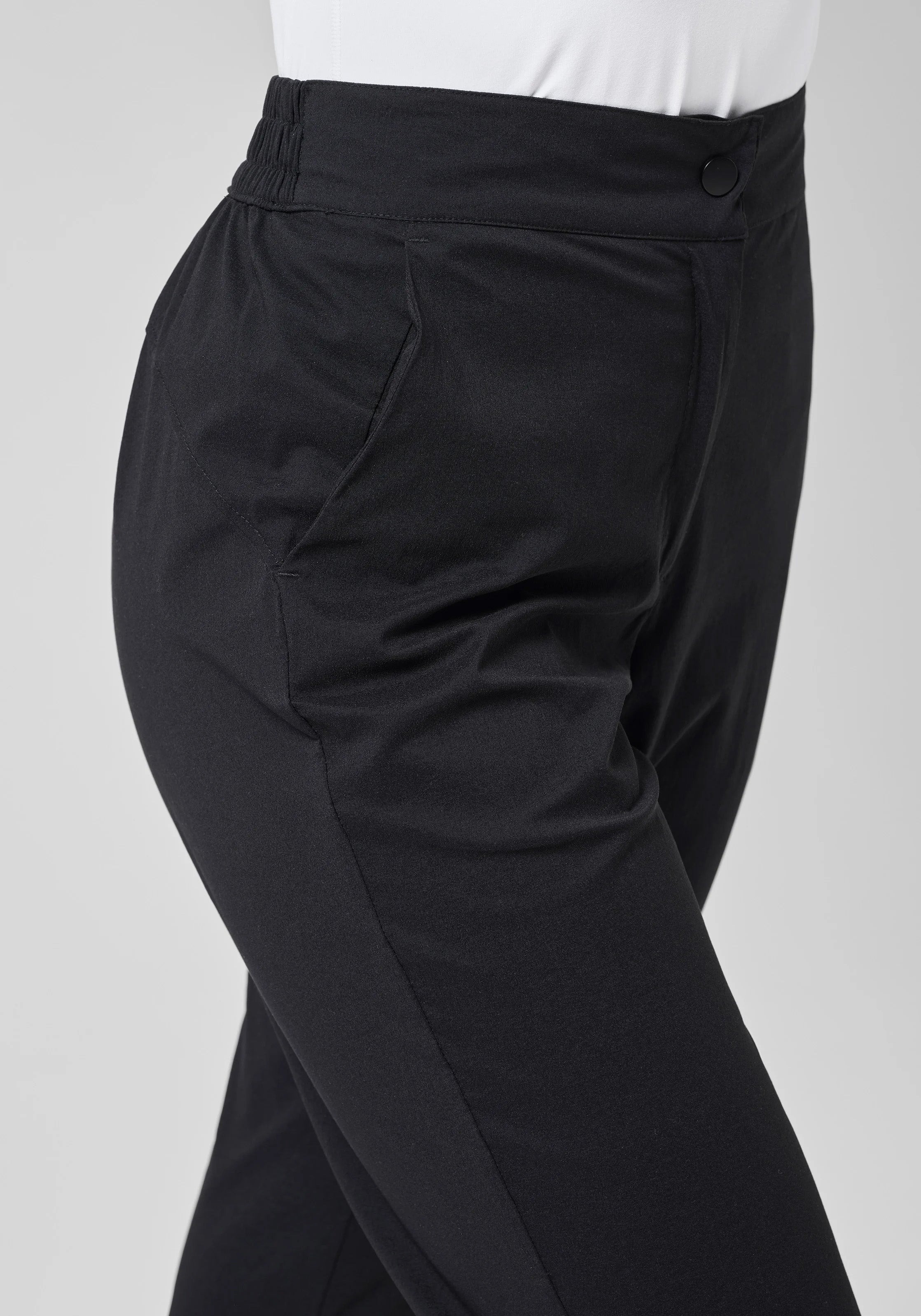 Effortless Woven Pants Dame Black