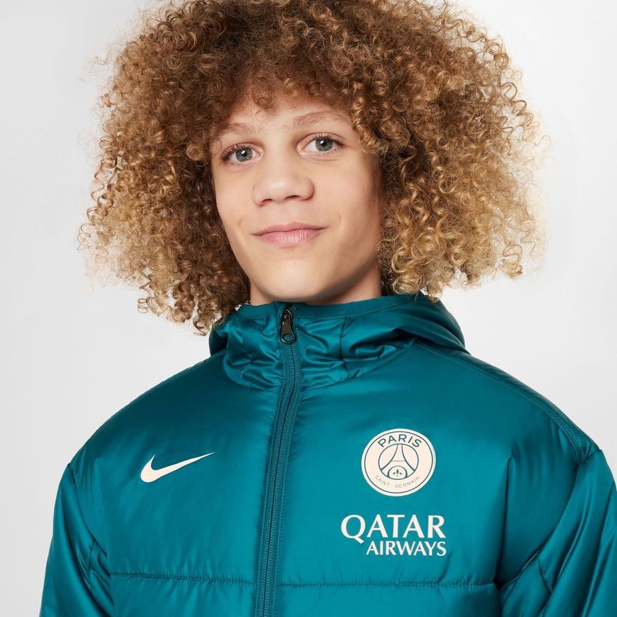 Paris Saint-Germain Manteau d'Hiver Academy Pro Therma-FIT synthetic-fill - Geode Teal Enfant