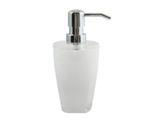 Distributeur de savon acrylique TAHITI Blanc MSV