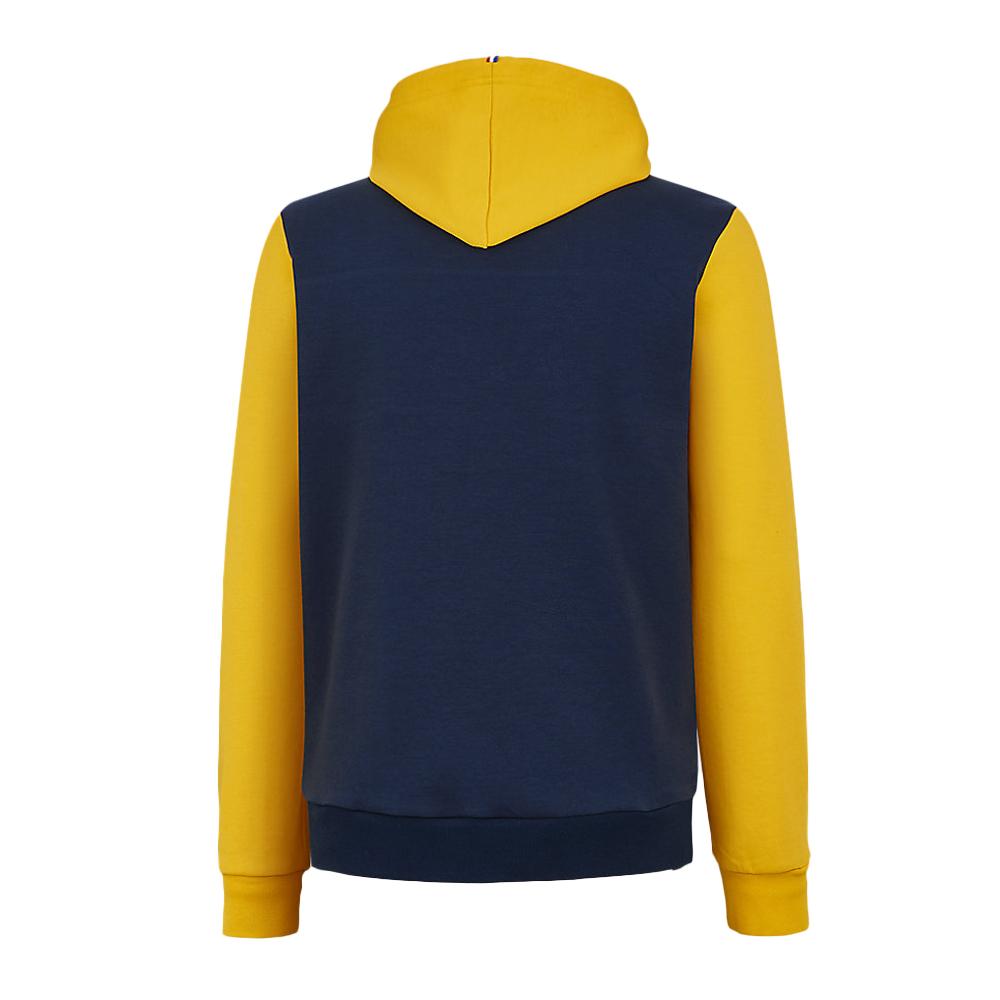 Le Coq Sportif Sweat Marine/Jaune Homme Le Coq Sportif Hoody