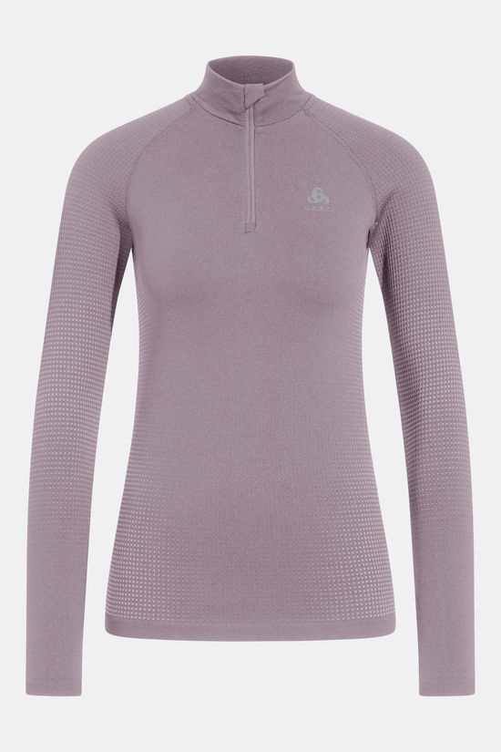 Odlo Odlo Performance Warm Eco Turtle Neck Half Zip Basislaagtop Dames