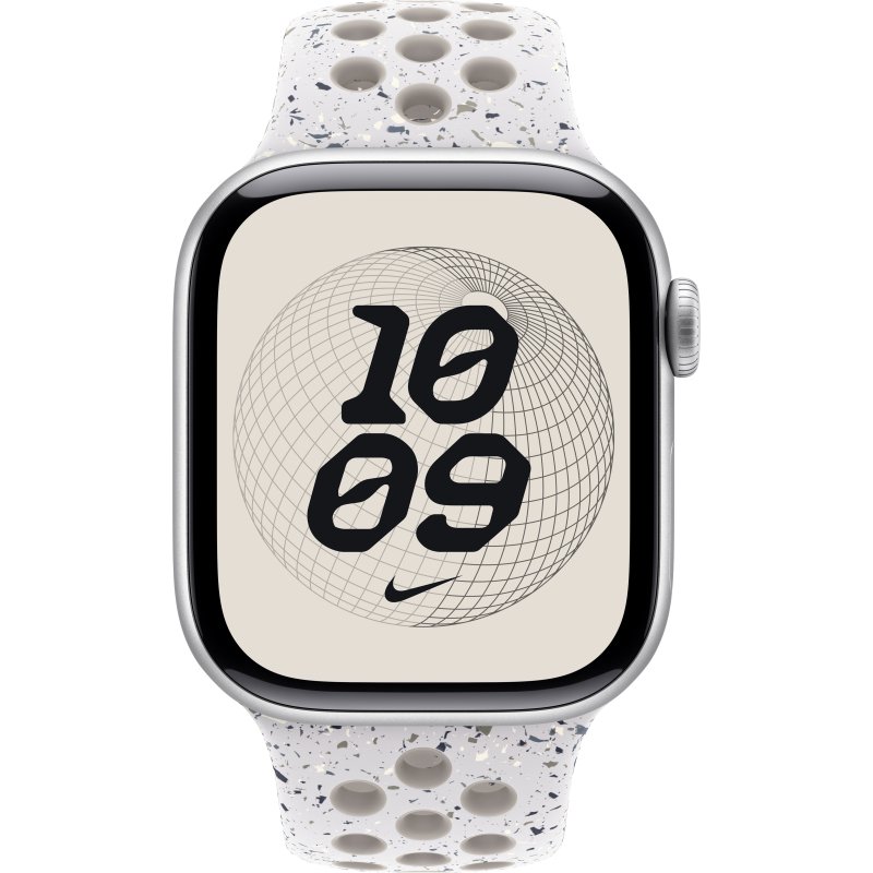 Apple MGAJ4ZM/A accessoire intelligent à porter sur soi Bande Gris Aluminium, Fluoroélastomère