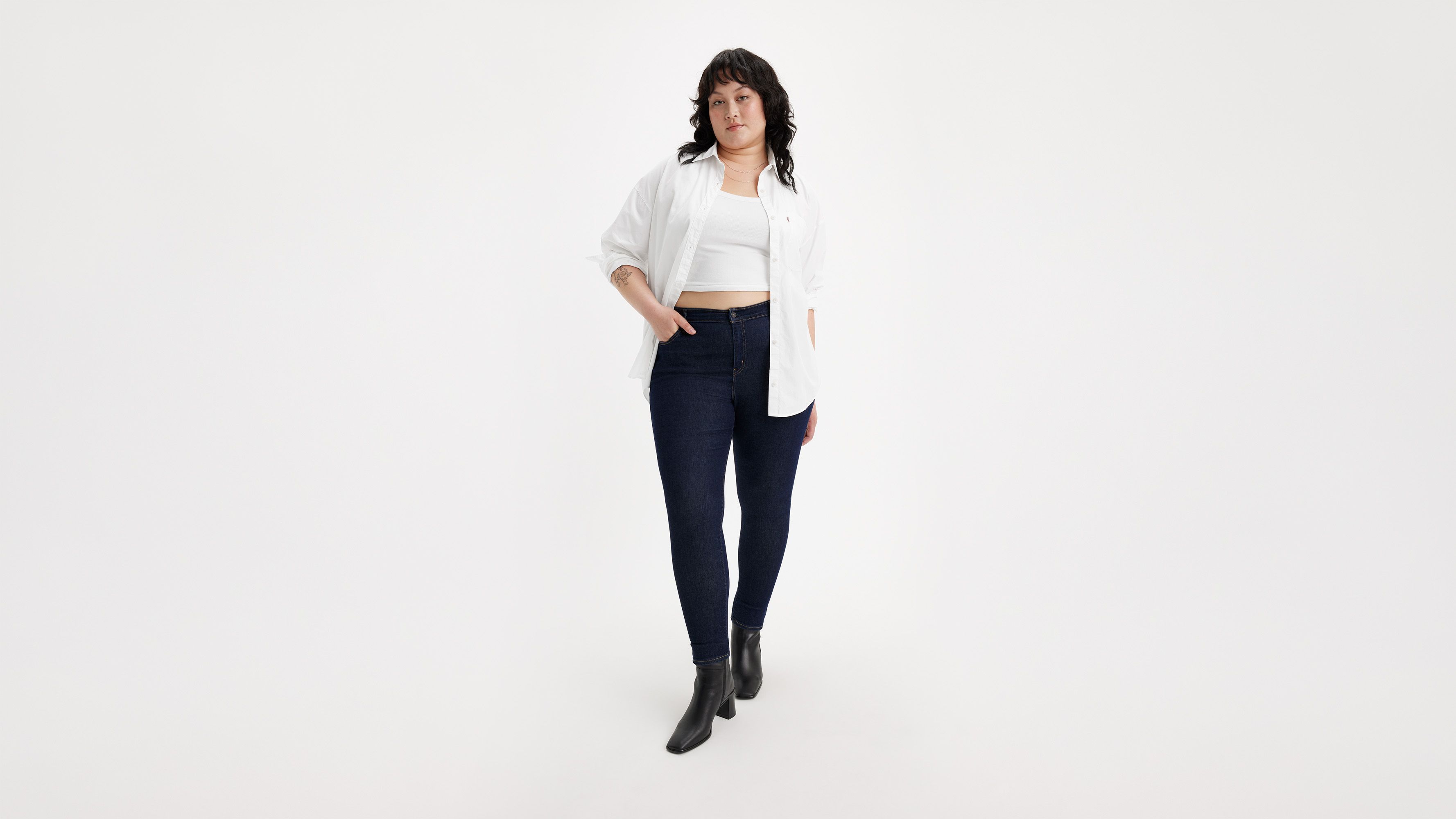 Jean Super Skinny taille haute 720™ (Plus) - Deep Serenity - Bleu