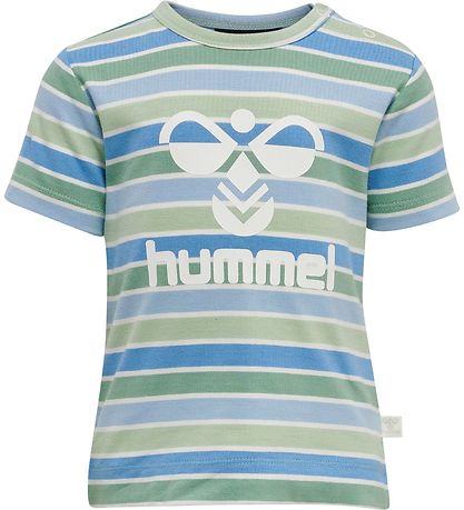 Hummel T-Shirt - hmlPELLE - Greyed Jade