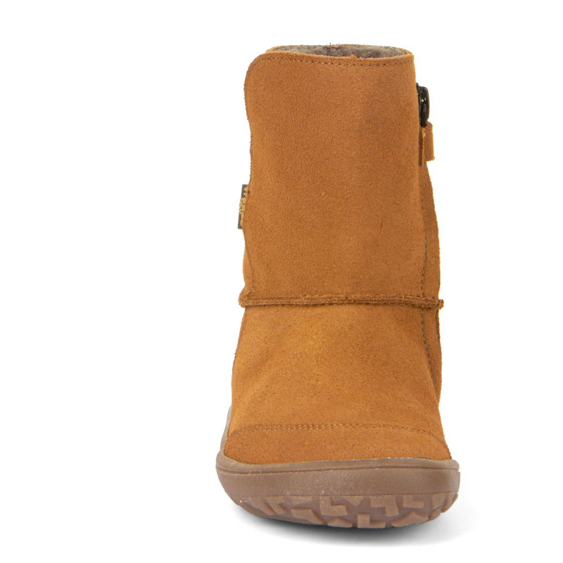 Froddo Froddo Barefoot Tex Suede Fourrées Cognac