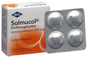SOLMUCOL Erkältungshusten Lutschtabletten 200 mg, 20 Stück