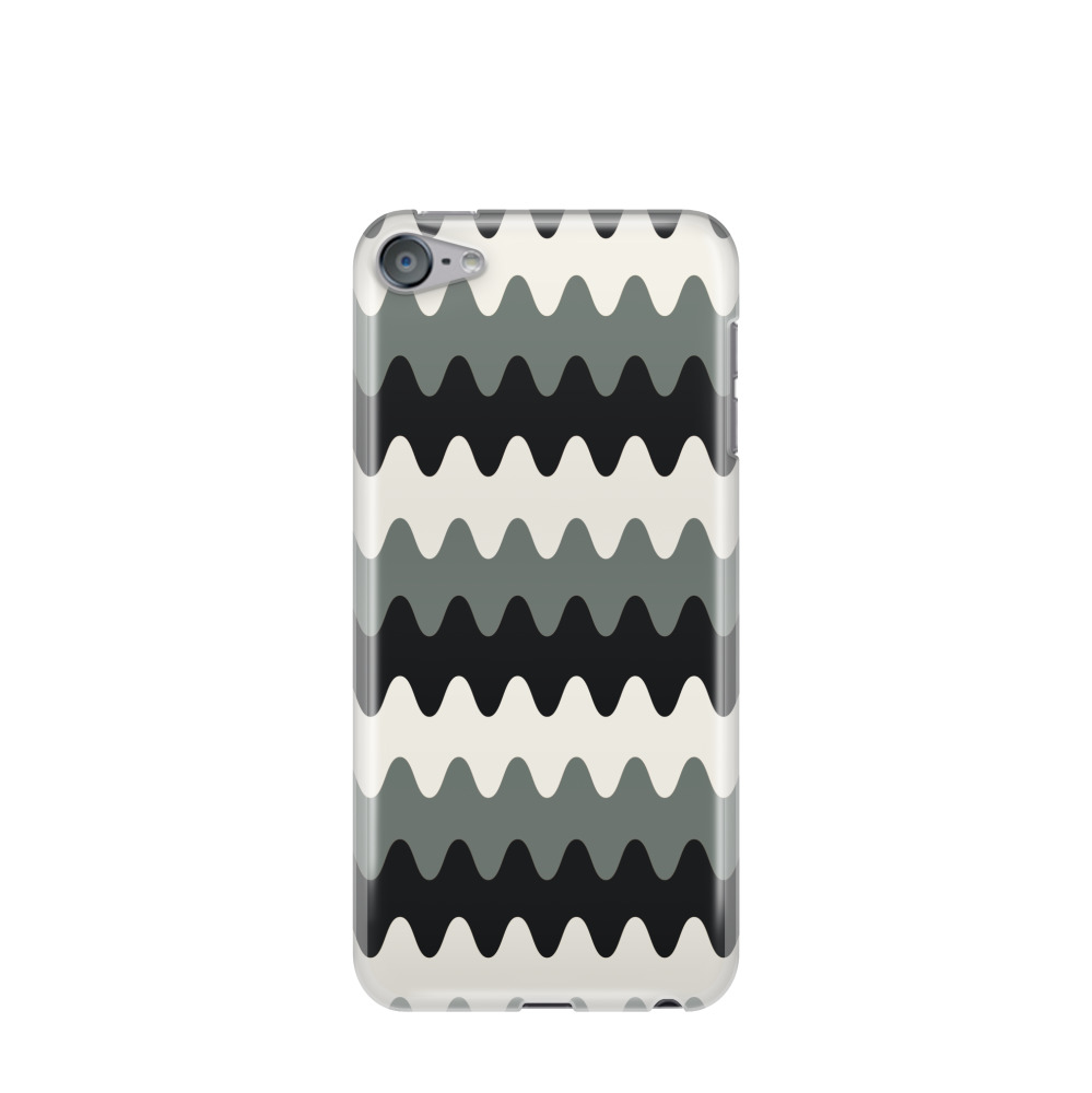 iPod Touch 7G Gummi Hülle Grauzone - Schwarz