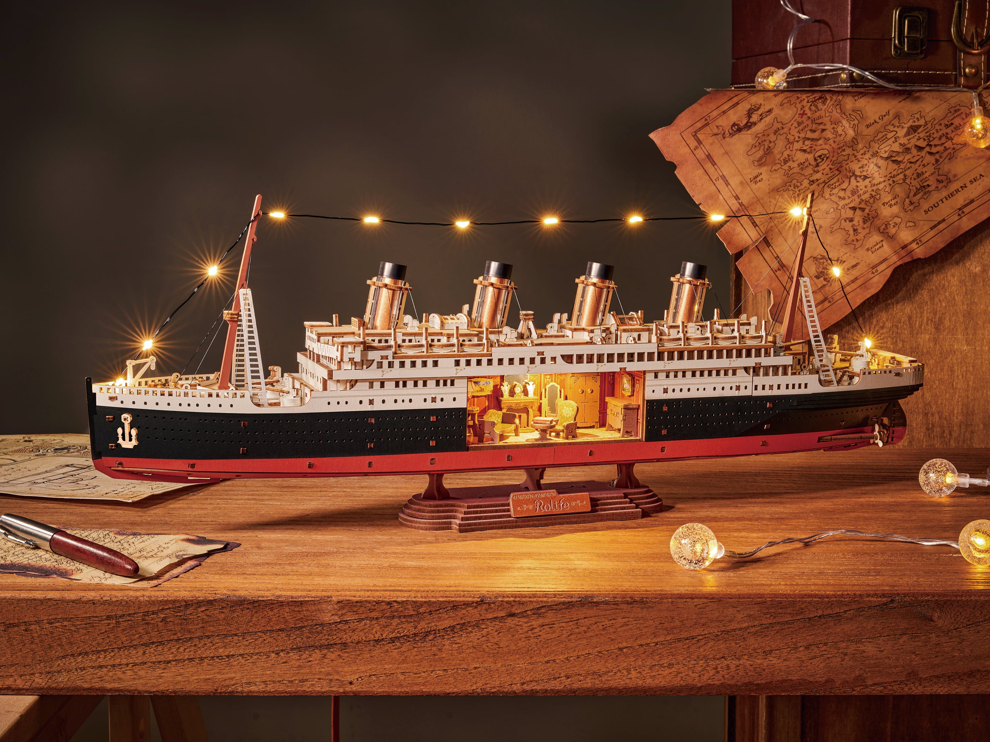 ROKR  1912 - Eternal Atlantic Voyager    3D Holzpuzzle: Eine Legende nimmt Gestalt an