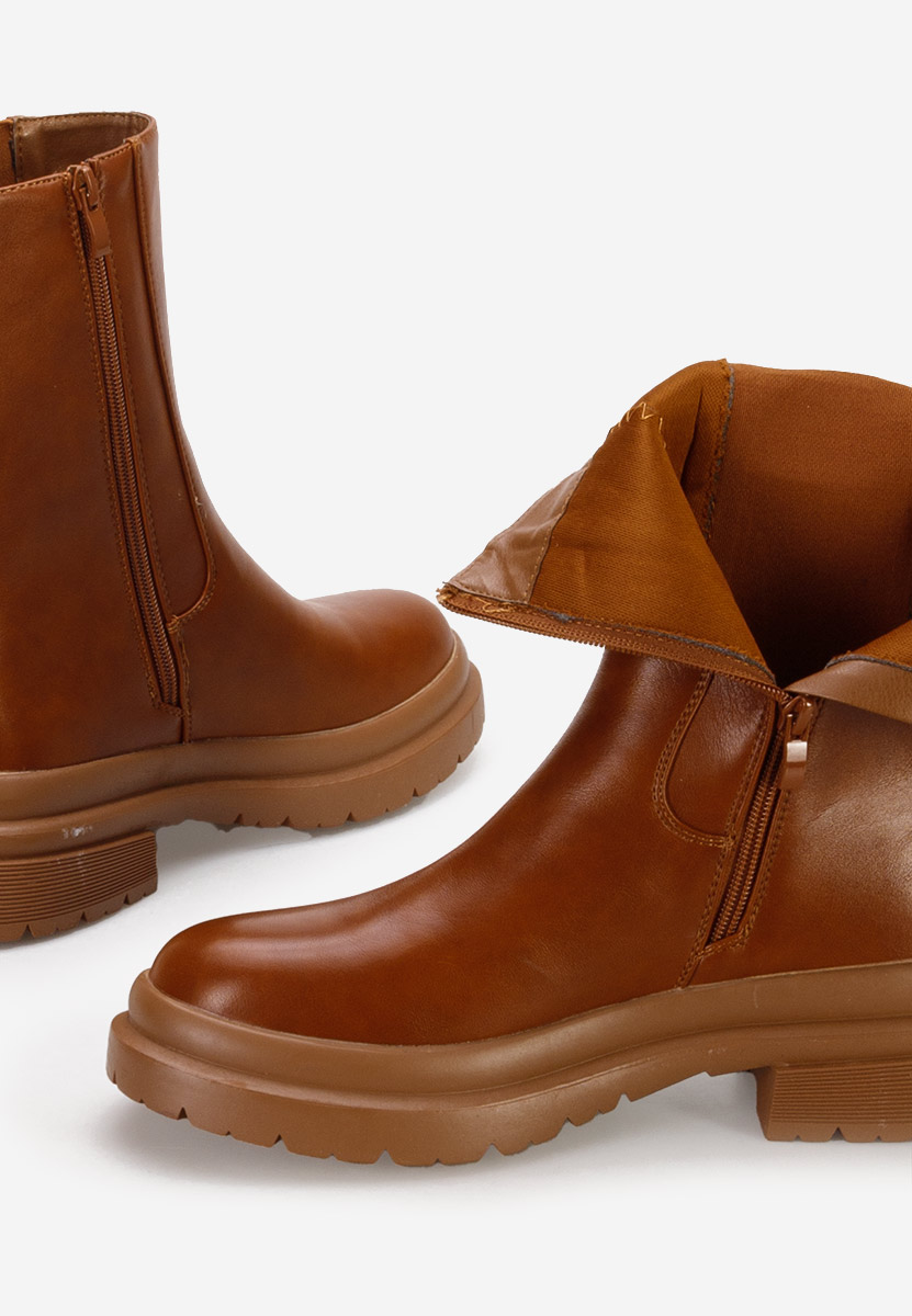 Bottines chelsea femme chameau Nebula