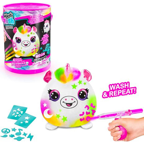 Airbrush Plush Neon Squishpals malebøtte