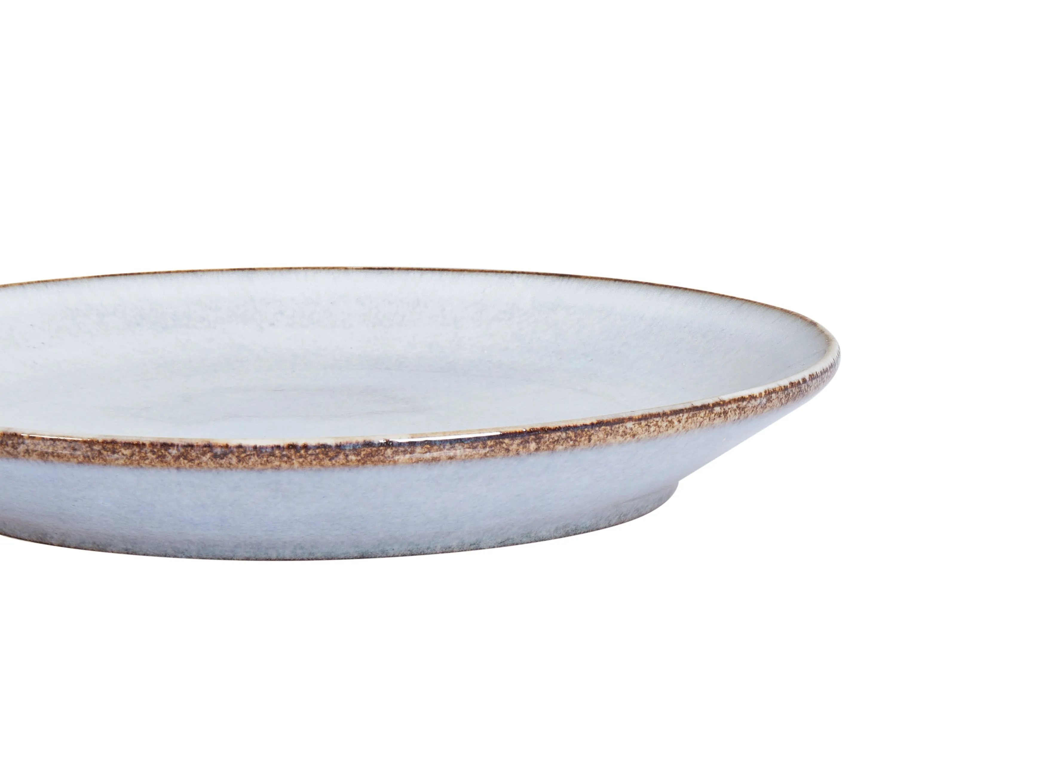 Set van 8 dessertborden JUNIPER Steengoed Lichtblauw