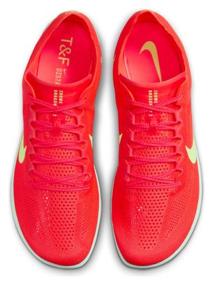 Chaussures d'Athlétisme Nike Dragonfly 2 Rouge/Vert Homme