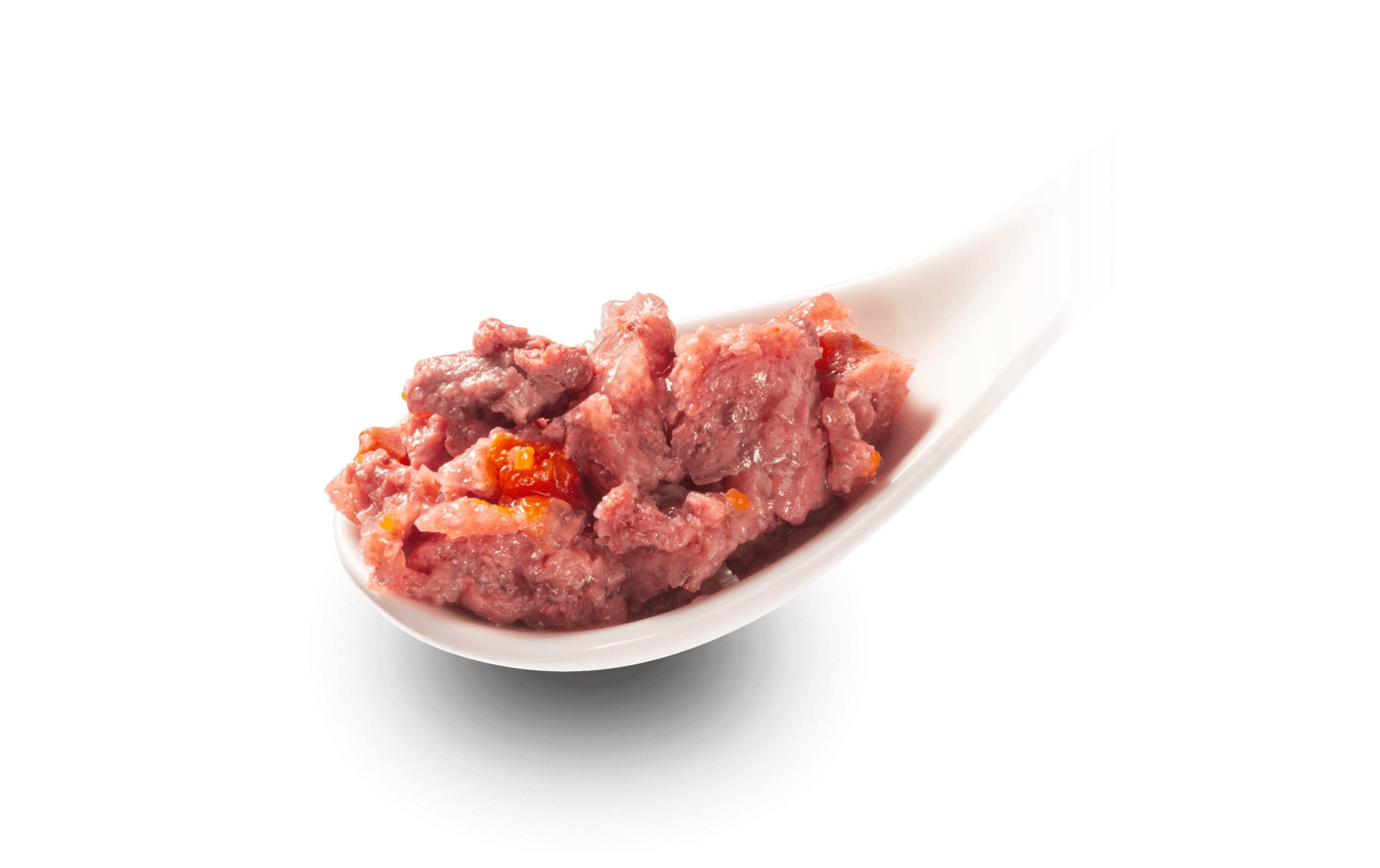 Nassfutter Mini Royal Huhn & Garnelen 150 gAlleinfuttermittel für ausgewachsene Hunde kleiner Rassen (Gewicht 1 - 10 kg)