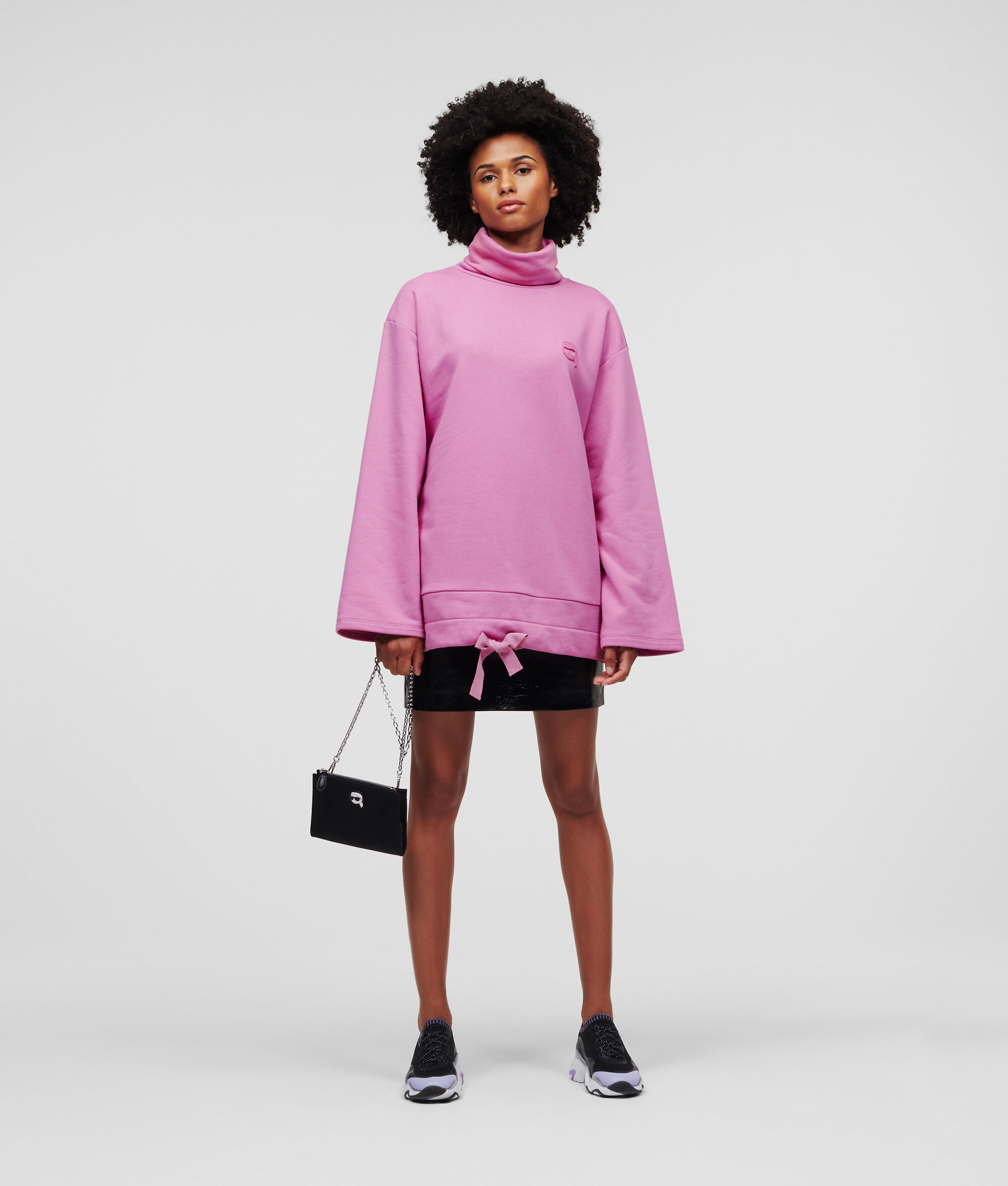 SWEAT-SHIRT COL MONTANT KARL IKONIK