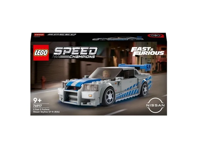 LEGO Speed Champions 76917 2 Fast 2 Furious Nissan Skyline GT-R (R34)