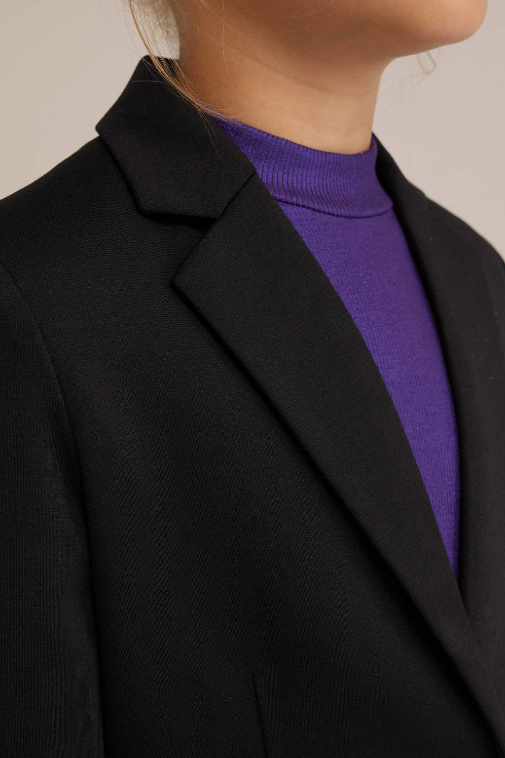 WE Fashion blazer zwart