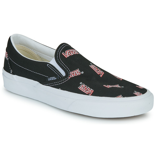 Vans - CLASSIC SLIP-ON - Noir / Rouge