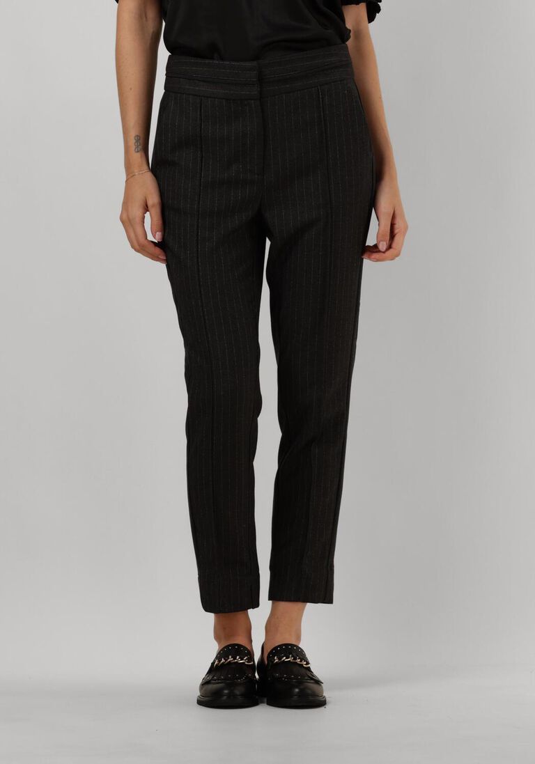 zwarte aaiko pantalon parene pinstripe vis 548