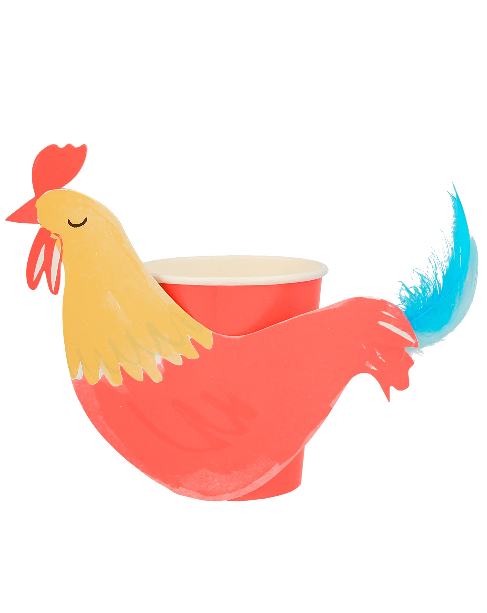 Pappbecher ROOSTER PARTY (260ml) 8er-Set
