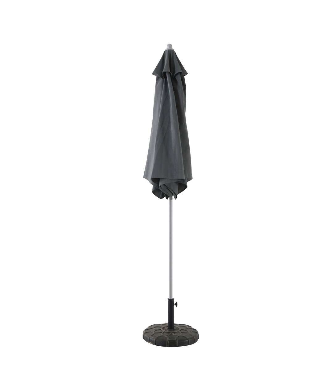 Parasol droit rond Anzio - Diam. 230 cm - Gris ardoise