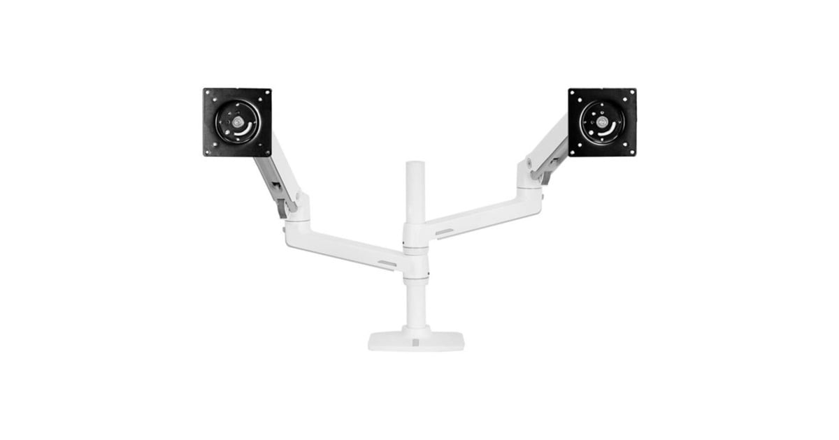 ErgotronLX Dual Side-by-Side monitorarm  (Wit)