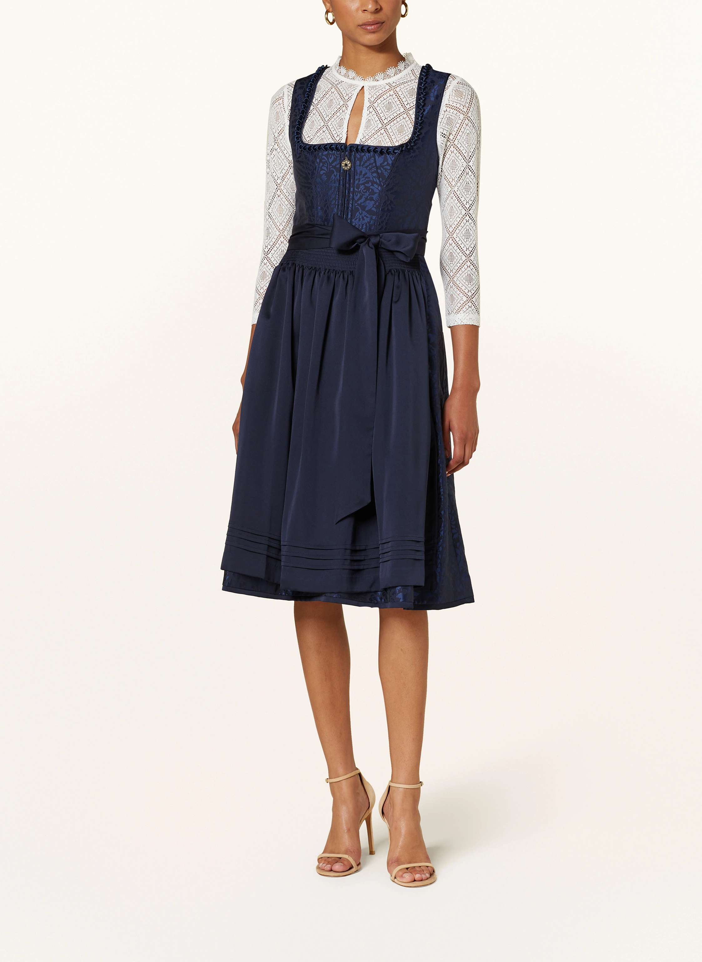 KRÜGER Dirndlbluse aus Spitze mit 3/4-Arm