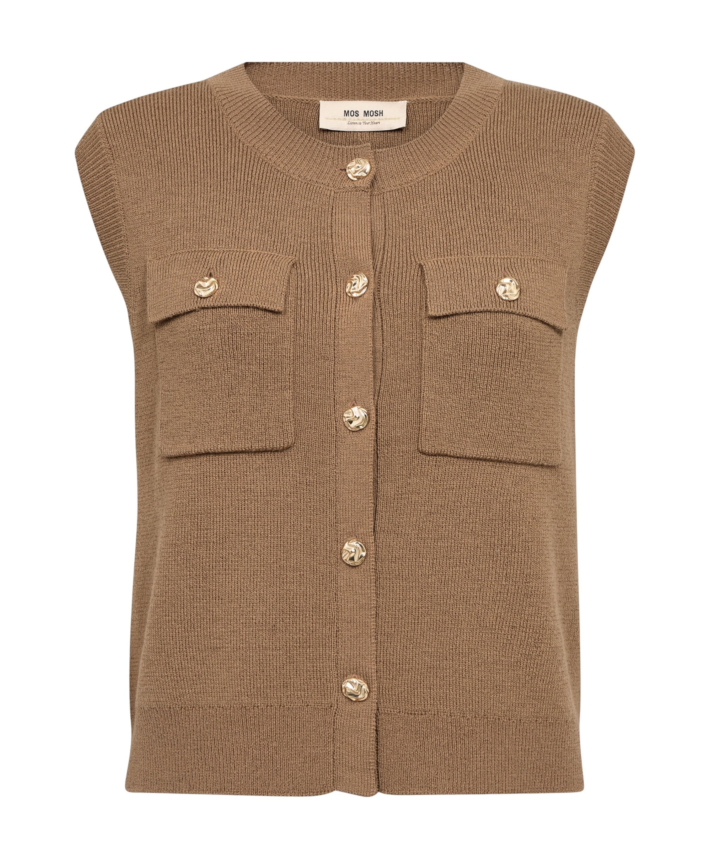Mos Mosh Dames gilet bruin
